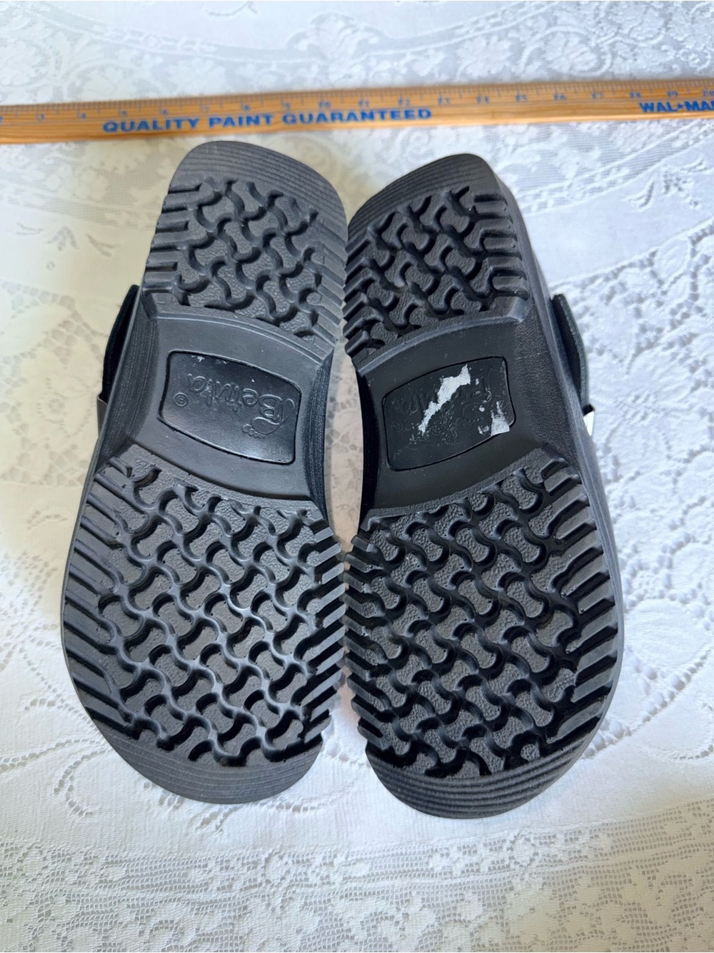 Betula by Birkenstock Black Leather Clog Mules Size 38 US L7 M5 Made in Germany - Picture 7 of 11